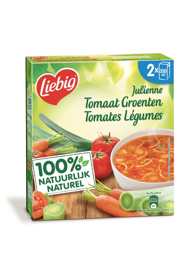 Liebig 2x350ml Julienne Tomates légumes