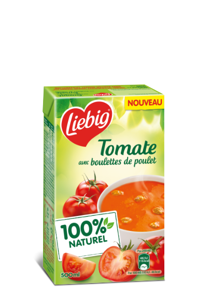 Liebig 500 ml Tomate avec boulettes de poulet